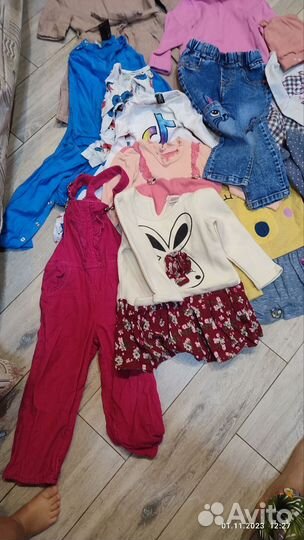 Вещи пакетом на девочку 2 года