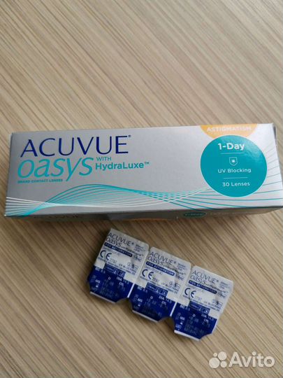 Линзы контактные Acuvue Oasys 1 day Astigmatism