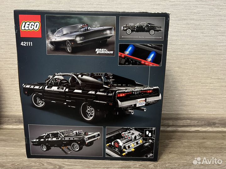 Новый Lego Teсhniс 42111 Dom's Dodge Charger