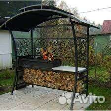 Мангальная зона из металла