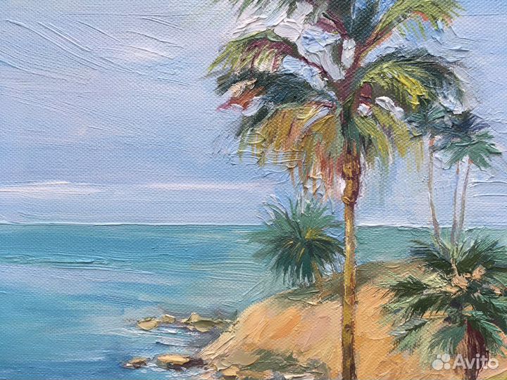 Картина маслом Океан Природа