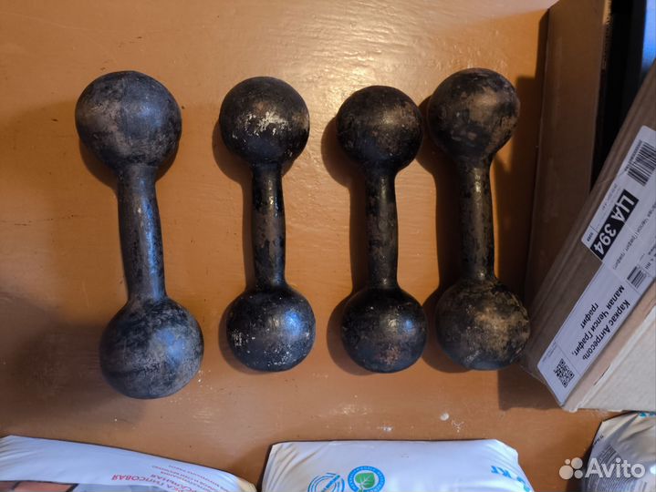Гантели СССР 5 кг и 4 кг