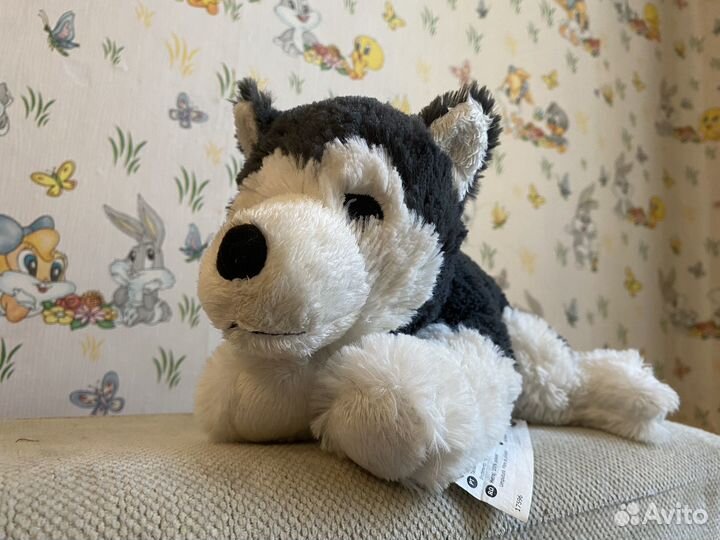 Игрушка IKEA хаски собака