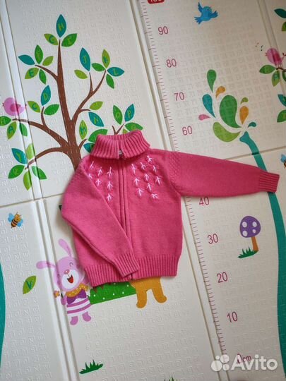 Кофта из ангоры для девочки