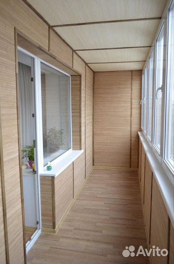 Утепление, отделка, остекление балконов и лоджий