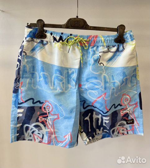 Шорты пляжные M-5XL paul & shark оригинал