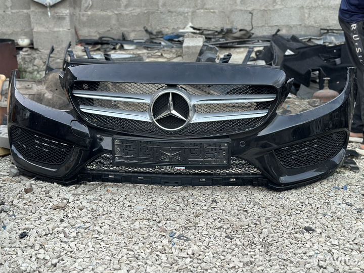 Бампер передний w 205