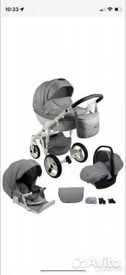 Коляска adamex 3 в 1