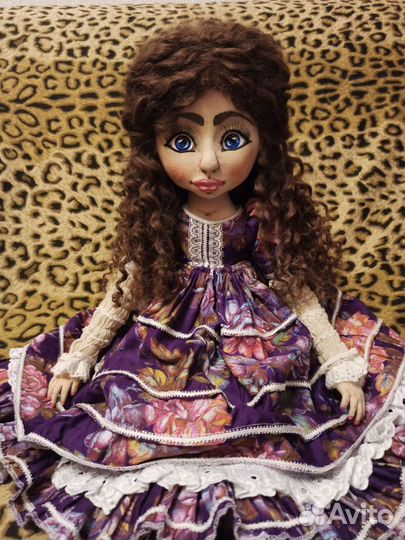 Текстильная кукла скульптурный текстиль