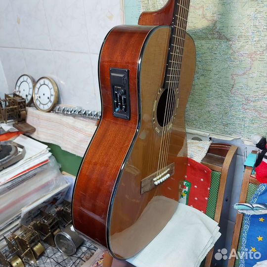 Гитара акустическая электро-martinez 7-ми струнная