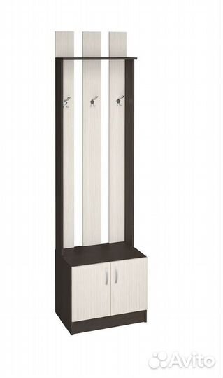 Вешалка в прихожую с обувницей