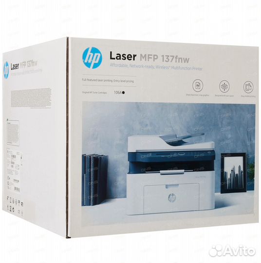 Мфу лазерное HP Laser 137fnw