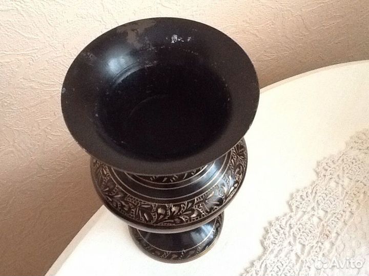 Ваза винтаж-чеканка, СССР