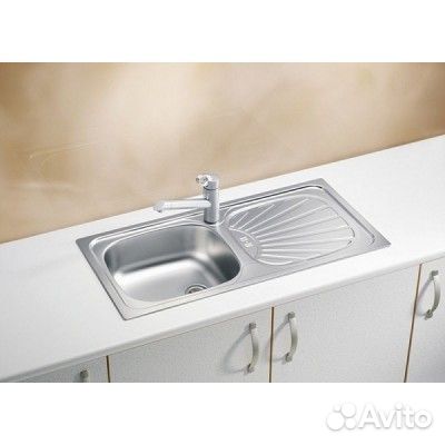 Кухонная мойка Alveus Basic 80 Нержавеющая сталь матовая 1008844