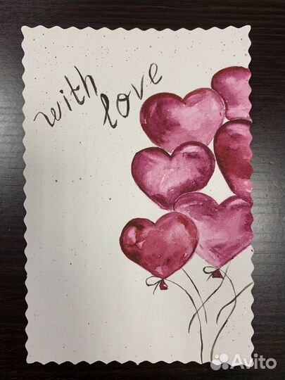 Открытки ручной работы акварель