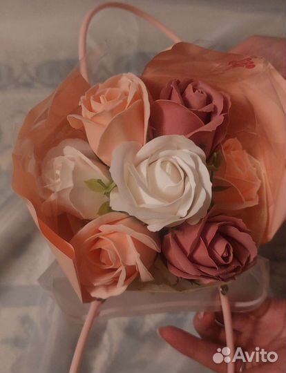 Мыльные розы букет