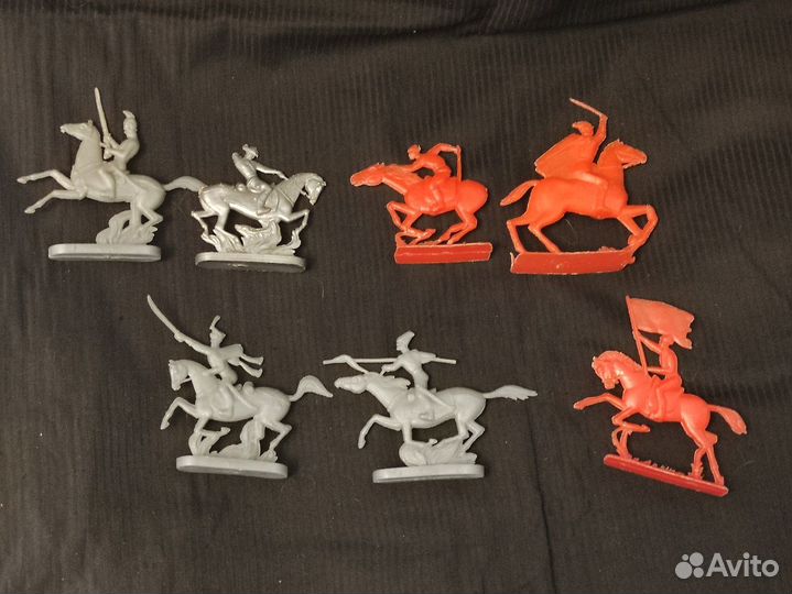 Солдатики советские СССР кавалерия 7 шт
