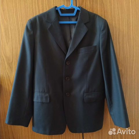 Пиджак школьный для мальчика 152