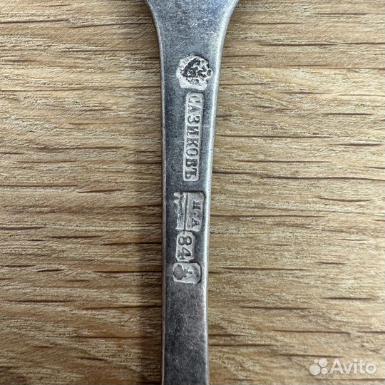 Столовые ложки. Серебро 84 пробы. Сазиков