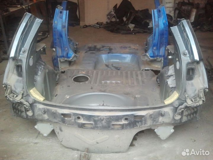 Кузов задняя часть целиком Ситроен С3 2009-2013г