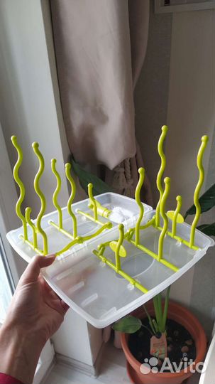 Сушилка для бутылочек и детской посуды + ёршики