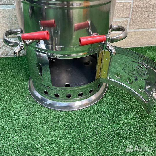 Самовар на дровах Турецкий 2 краника