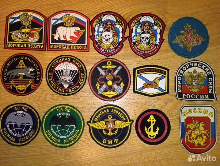 Шевроны нашивки морская пехота,спецназ,пв,вдв