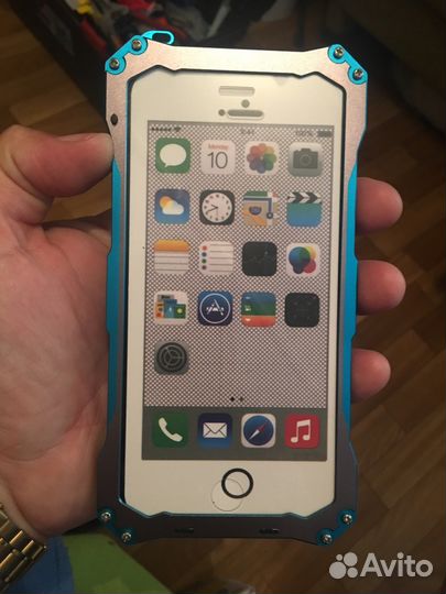 Противоударный чехол Алюминий для iPhone 6S Plus