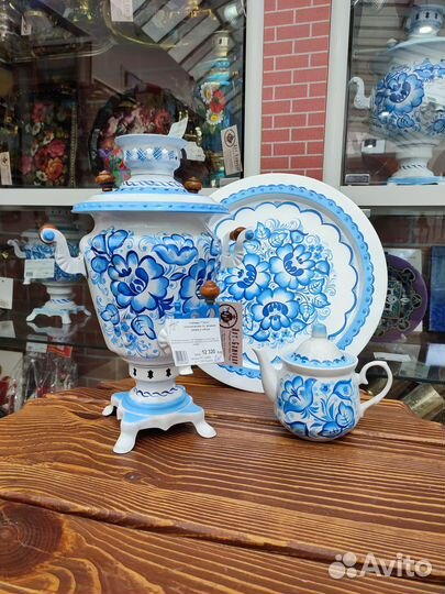 Самовар электрический новый Тульский 3 литра