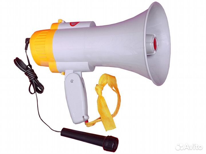 Мегафон с микрофоном