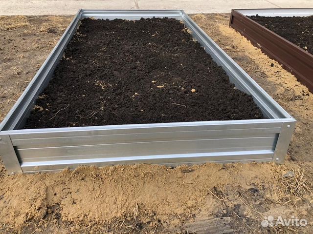 Грядка металлическая 1*2 м оцинкованная