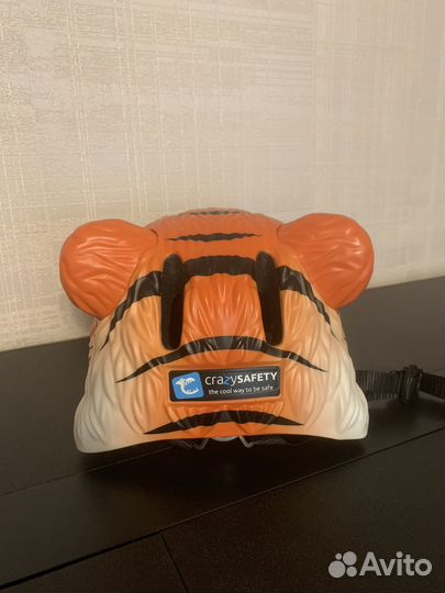 Шлем - Crazy Safety размер S-M (49-55 см) - Тигр