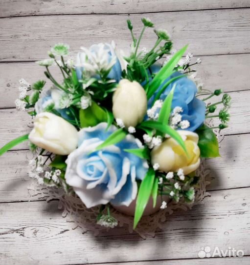 Букет из мыла. Подарочное мыло