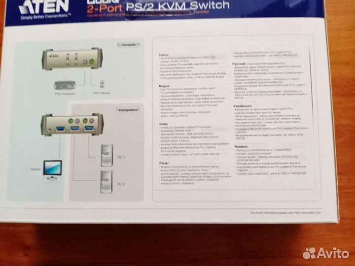 KVM переключатель aten CS82A