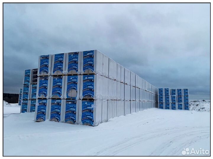 Газосиликатные блоки, газобетон Бонолит