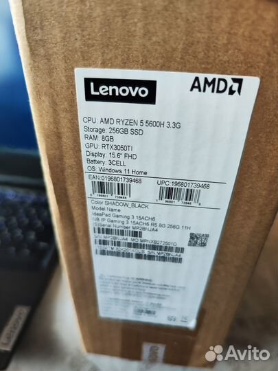 Игровой бук Lenovo gaming3 15acн Обмен на нож вCS2