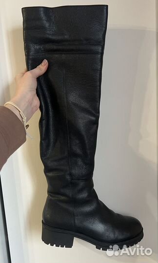 Зимние женские сапоги 38-39 натуральная кожа