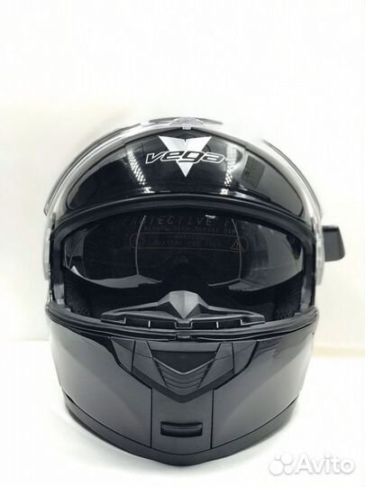 Снегоходный шлем модуляр с подогревом vega L