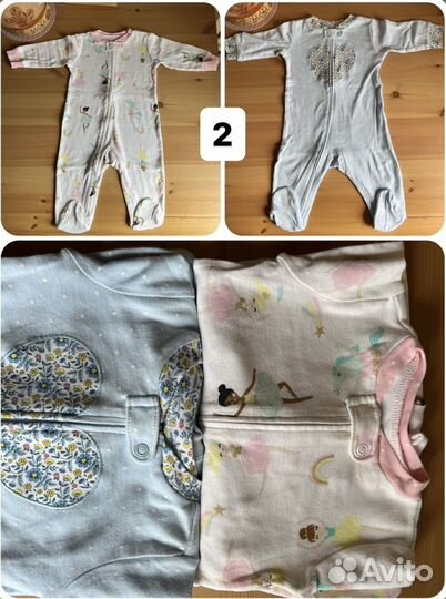 Большой пакет брендовой одежды для девочки