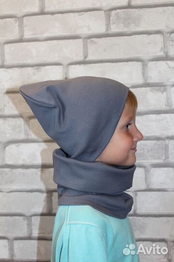 Новый Комплект шапка и снуд 52-54 р-р