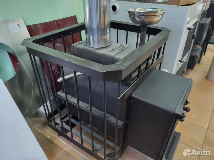 Чугунная банная печь Паровар