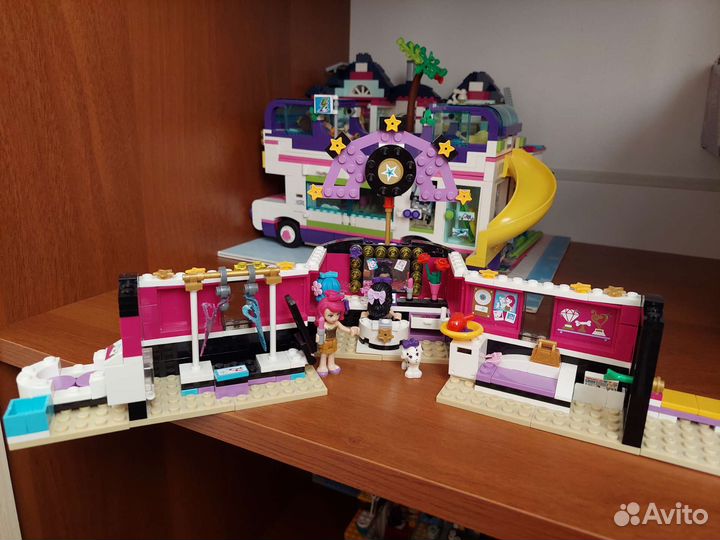 Lego Friends автобус, домики(оригинал)