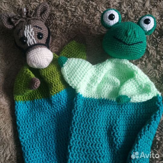 Лошадка, лягушка, кукольный театр, игрушка