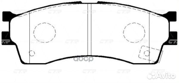Колодки тормозные перед KIA RIO 00-05 GK0515 CTR
