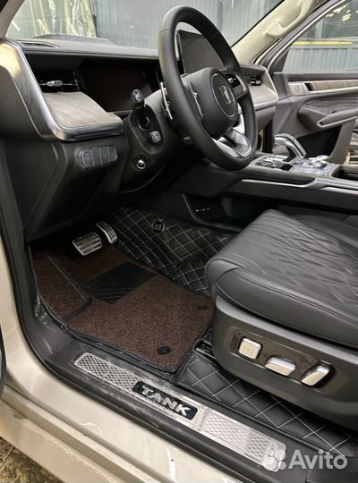 3D коврики из экокожи Tank 300/500