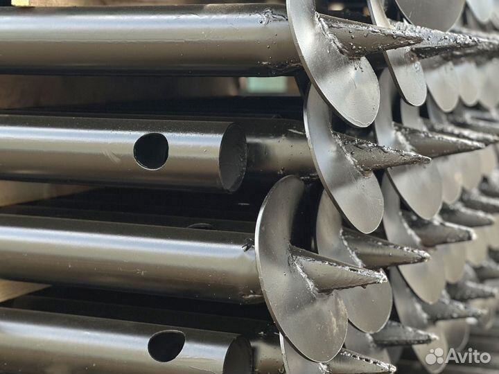 Монтаж винтовых свай