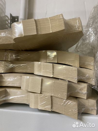 Коробка крафт с окном ecotab 1000