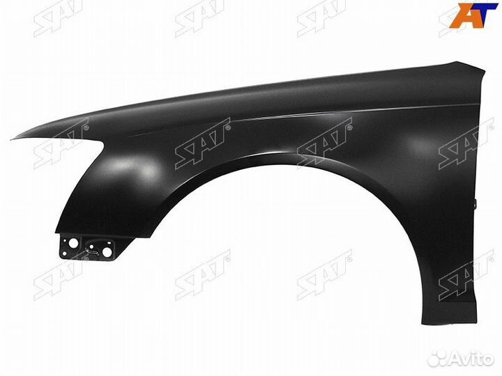Крыло переднее audi A6 08-11 LH стальбез отв. под