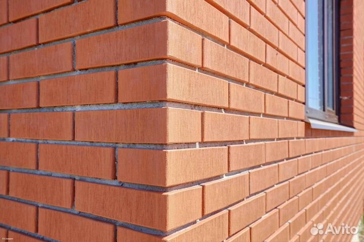 Кирпич облицовочный красный