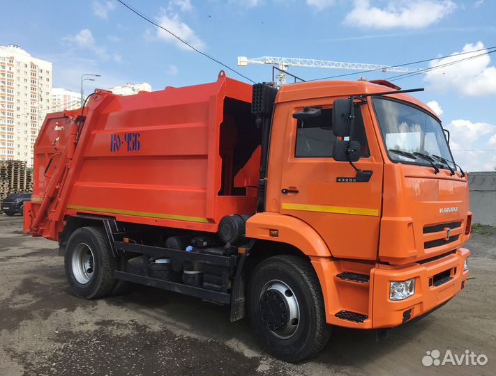 Мусоровоз задняя ко-456-12 на шасси камаз 43255